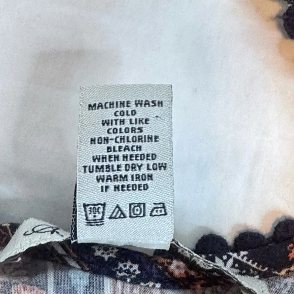 Boho Paisley Maxi Dress Long Sleeve Festival Bohemian Large - Picture 15 of 15